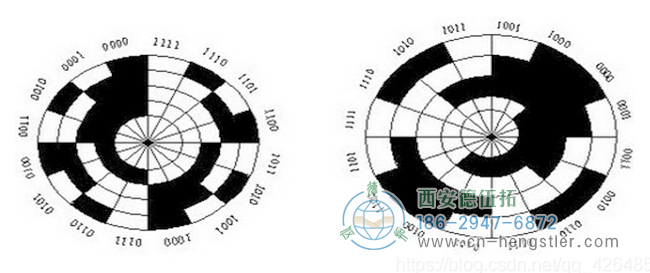 圖2、絕對編碼器圓盤光柵